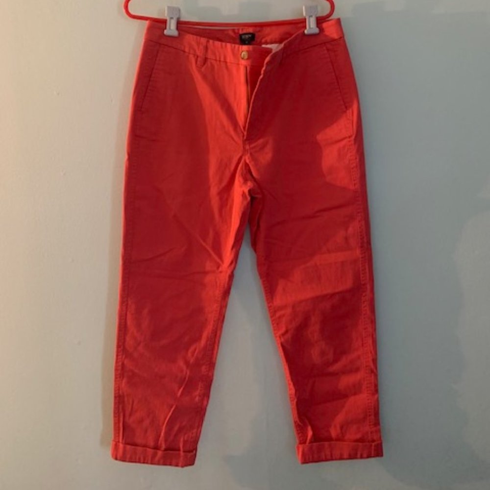 J.Crew high-rise girlfriend chino pant